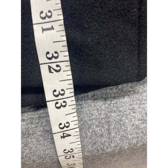 St John's Bay Pea Coat Women’s Sz 2X Black Long Sleeve Button Up Cashmere Blend - Picture 8 of 11